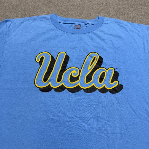 UCLA Bruins T Shirt Mens Size L Large Blue Short Sleeve Crew Neck NCAA Football - Picture 6 of 7